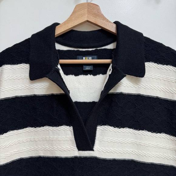 Maeve by Anthropologie Oversized Textured Collared Muscle Sweater Vest XS - Picture 3 of 13